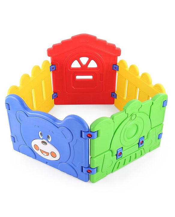 Babyhug Playpen Playard Kids Activity Centre Safe & Spacious Play Yard - Multicolour