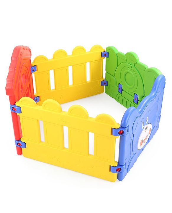 Babyhug Playpen Playard Kids Activity Centre Safe & Spacious Play Yard - Multicolour