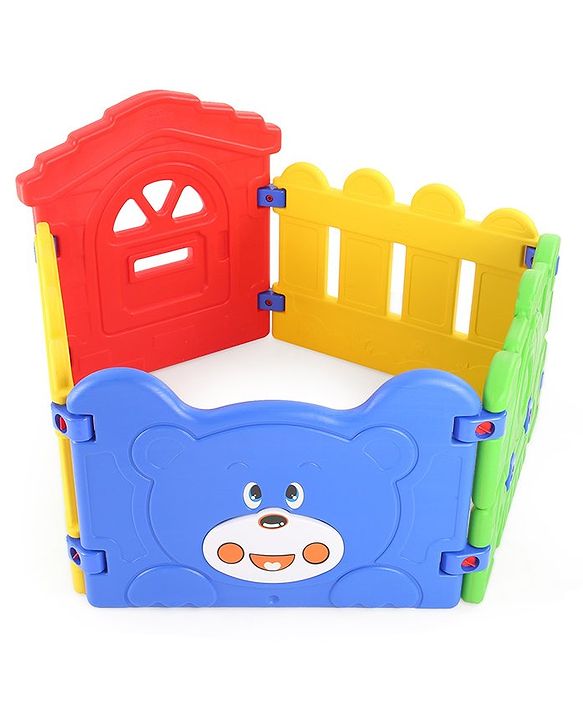 Babyhug Playpen Playard Kids Activity Centre Safe & Spacious Play Yard - Multicolour
