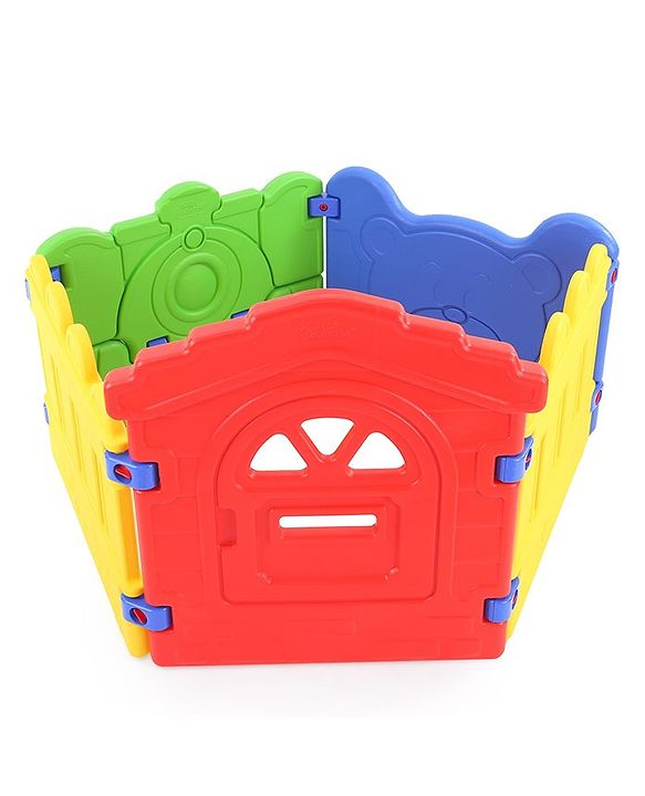 Babyhug Playpen Playard Kids Activity Centre Safe & Spacious Play Yard - Multicolour