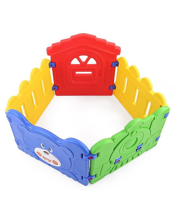 Babyhug Playpen Playard Kids Activity Centre Safe & Spacious Play Yard - Multicolour