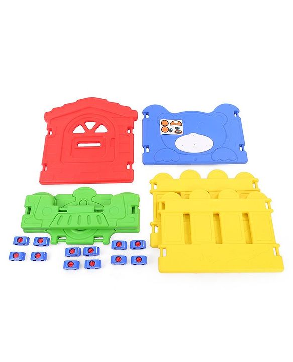 Babyhug Playpen Playard Kids Activity Centre Safe & Spacious Play Yard - Multicolour
