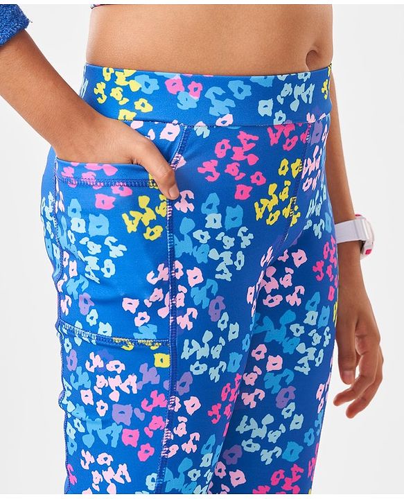 Pine Active Full Length Super Stretch Leggings Abstract Print - Multicolour