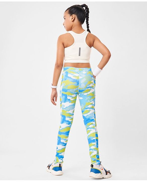 Pine Active Full Length Super Stretch Leggings Abstract Print - Multicolour