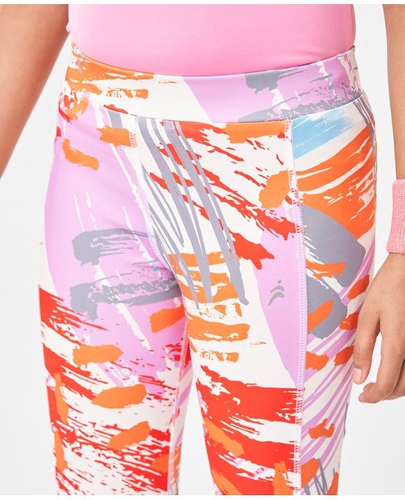 Pine Active Full Length Super Stretch Leggings Abstract Print - Multicolour
