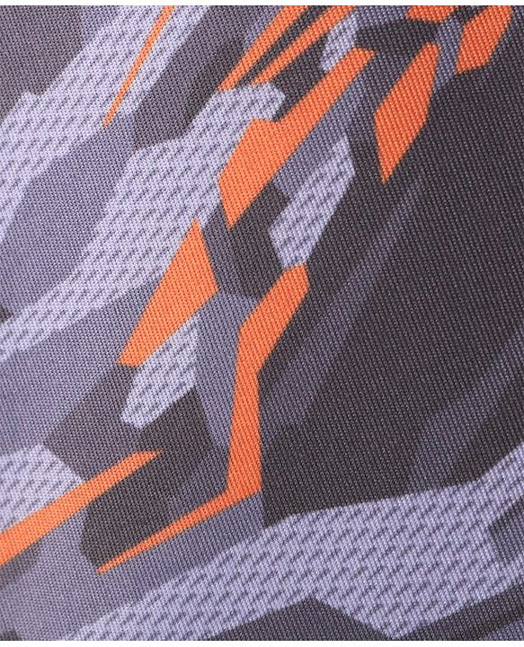 Pine Active Super Stretch Cycling Shorts with Abstract Print - Purple