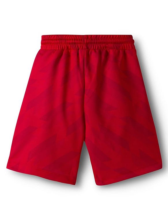 Pine Active Knit Half Sleeves T-Shirt & Shorts Football Set - Red