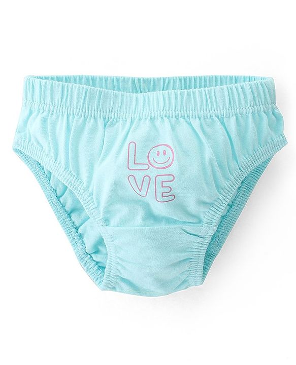 Babyhug 100% Cotton Antibacterial Panties Polka Dot Print Pack of 3 - Pink Yellow & Blue
