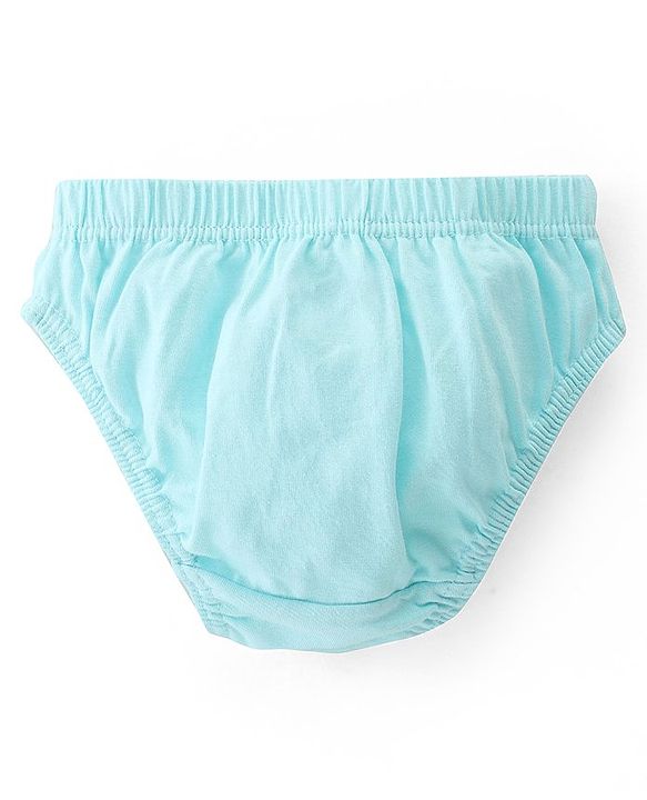 Babyhug 100% Cotton Antibacterial Panties Polka Dot Print Pack of 3 - Pink Yellow & Blue