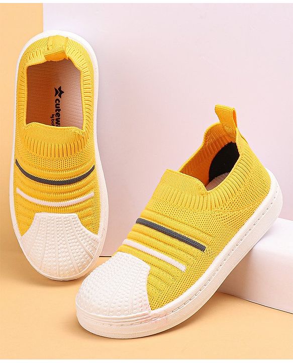 Cute Walk by Babyhug Slip On Casual Shoes - Yellow