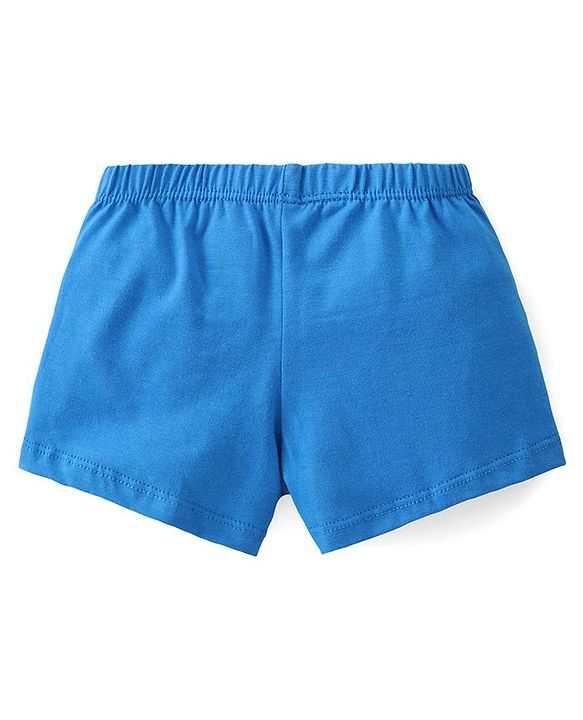 Babyhug 100% Cotton Knit Striped & Lion Printed Trunks Pack of 3 - Multicolour