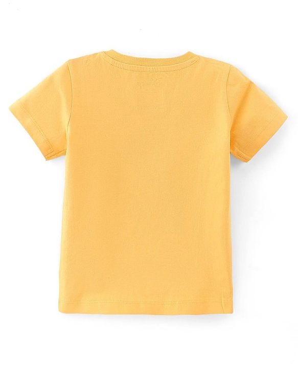 Babyhug Disney Single Jersey Knit Dungaree & Half Sleeves T-Shirt The  Lion King Print - Blue & Yellow