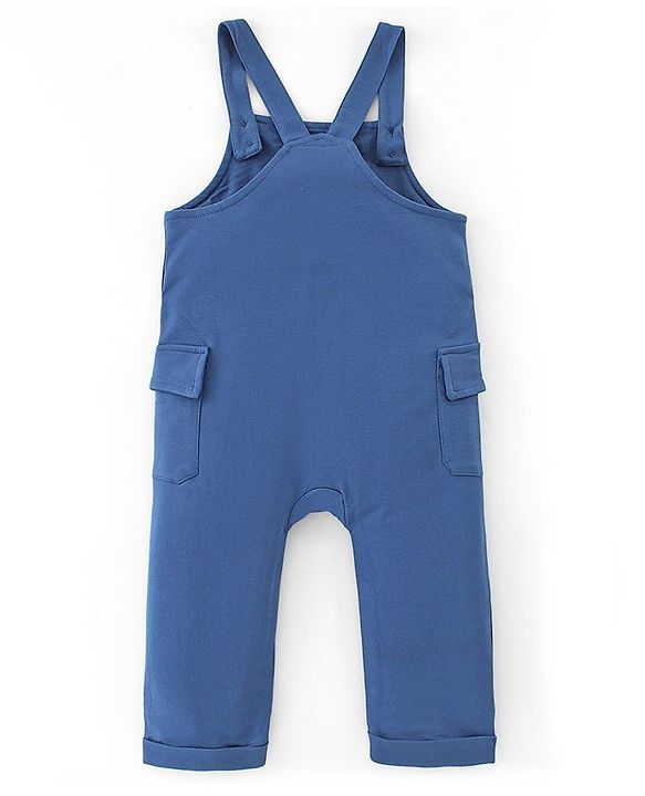 Babyhug Disney Single Jersey Knit Dungaree & Half Sleeves T-Shirt The  Lion King Print - Blue & Yellow