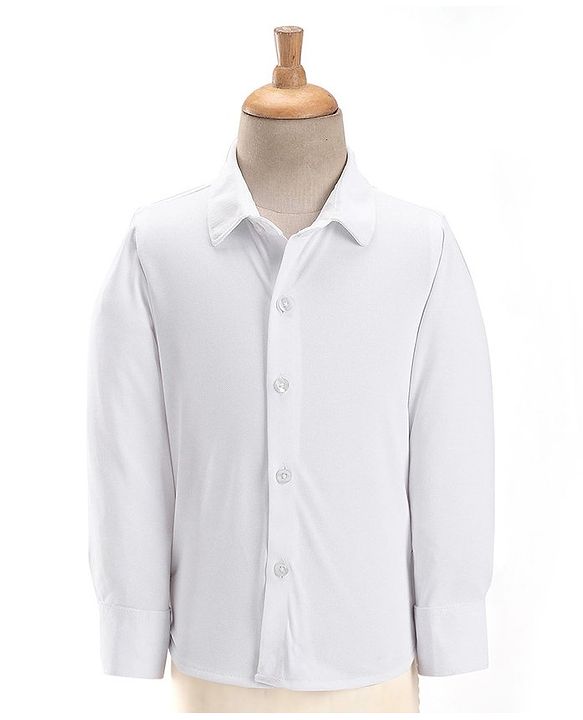 Babyhug Party Wear Full Sleeves Embellished Party Suit With Waistcoat & Bow - Black & White