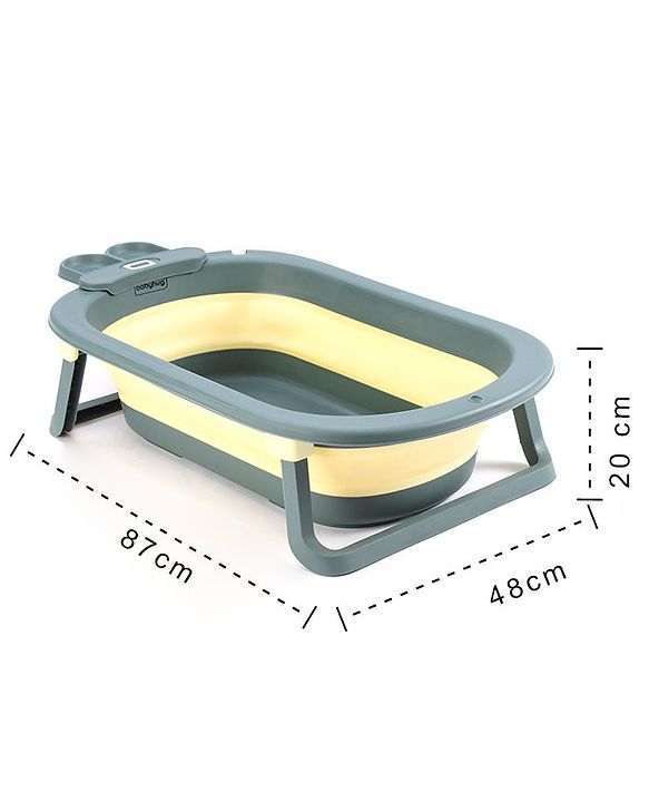 Babyhug Foldable Bath Tub - Green