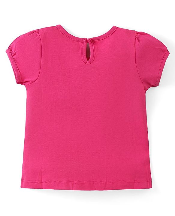 Babyhug Cotton Knit Half Sleeves Top with Polka Dot Print Pack of 3 - Multicolor