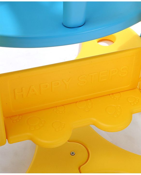 Babyhug 3 in 1  Swing and Slide with Basket Ball Hoop Activity Play Set |Durable and Sturdy Material|Easy assemble Indoor & Outdoor Play|Coordination & Balance|Ideal Gift|Age 2-5 Years|BIS
