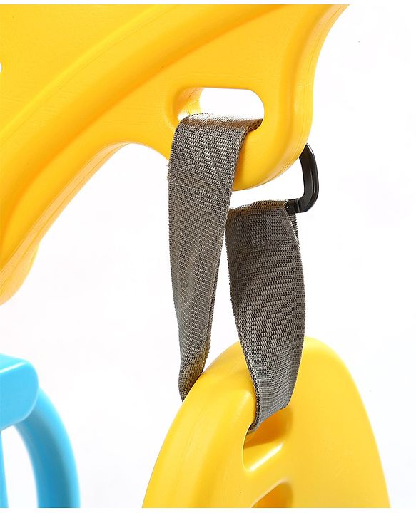 Babyhug 3 in 1  Swing and Slide with Basket Ball Hoop Activity Play Set |Durable and Sturdy Material|Easy assemble Indoor & Outdoor Play|Coordination & Balance|Ideal Gift|Age 2-5 Years|BIS
