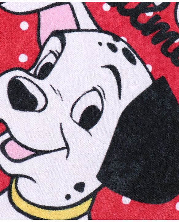 Babyhug Disney Boys 101 Dalmatians Digital Printed Towel  L 101.6 X B 55.8 cm - Multicolour