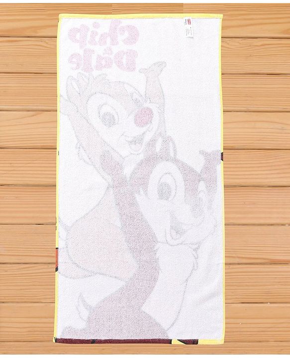 Babyhug Disney Chip'n Dale Digital Printed Towel L 101.6 X B 55.8 cm - Pink