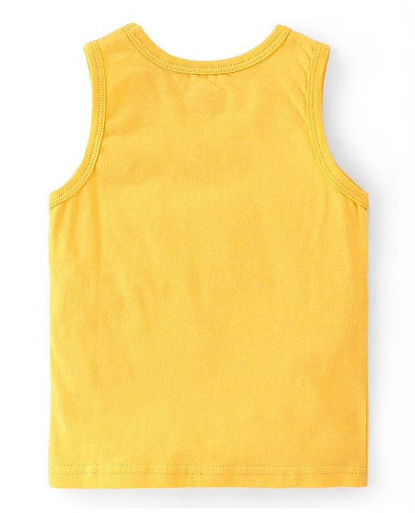 Babyhug 100% Cotton Knit Sleeveless Striped Sando Pack of 3 - Multicolour