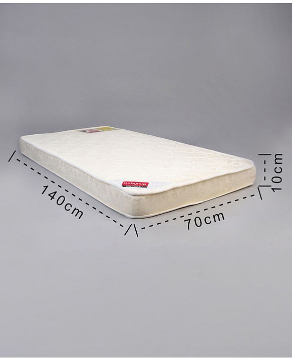 Babyhug High Density Soft Foam Baby Mattress Floral Print - Off White