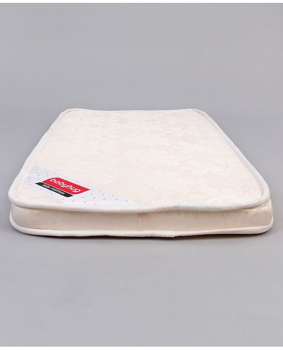 Babyhug High Density Soft Foam Baby Mattress Floral Print - Off White