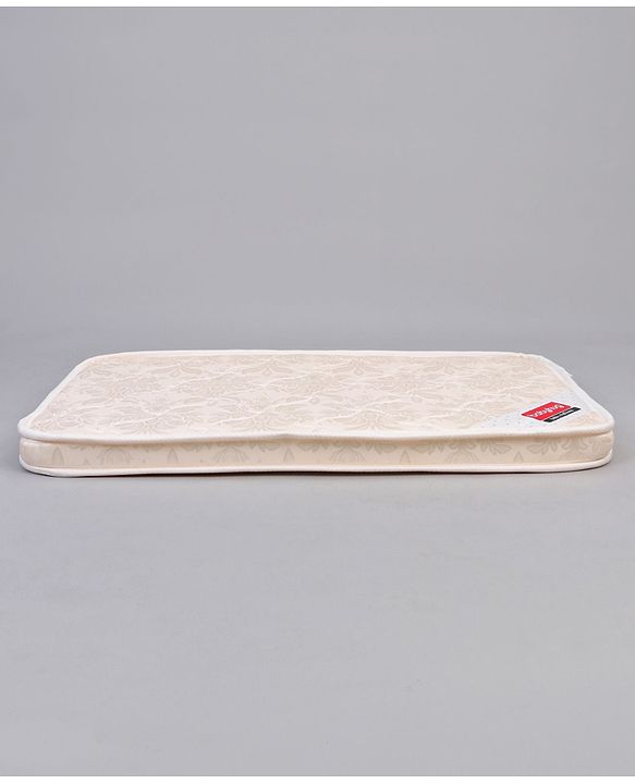 Babyhug High Density Soft Foam Baby Mattress Floral Print - Off White