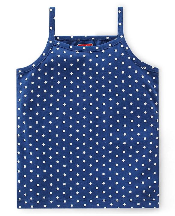 Babyhug 100% Cotton Knit Sleeveless Slips Floral & Bear Print  Pack of 3- Multicolour