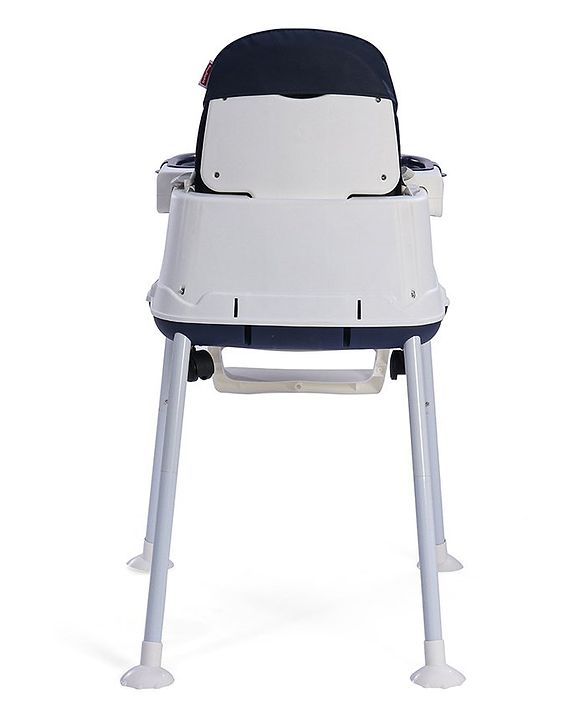 Babyhug 3 in 1 Eat & Grow Convertible High Chair | High Chair, Feeding Chair & Booster Chair| Adjustable Double Food Tray| Removable PU Leather Seat| Safety Harness| Removable Footrest (Colour May Vary)