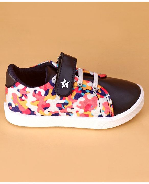 Cute Walk by Babyhug Slip On Velcro Closure Casual Shoes - Navy Blue