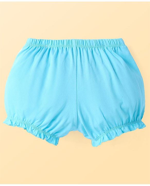 Pine Kids Cotton Lycra Knit Solid Color Bloomer  Pack of 3 - ( Color May Vary )