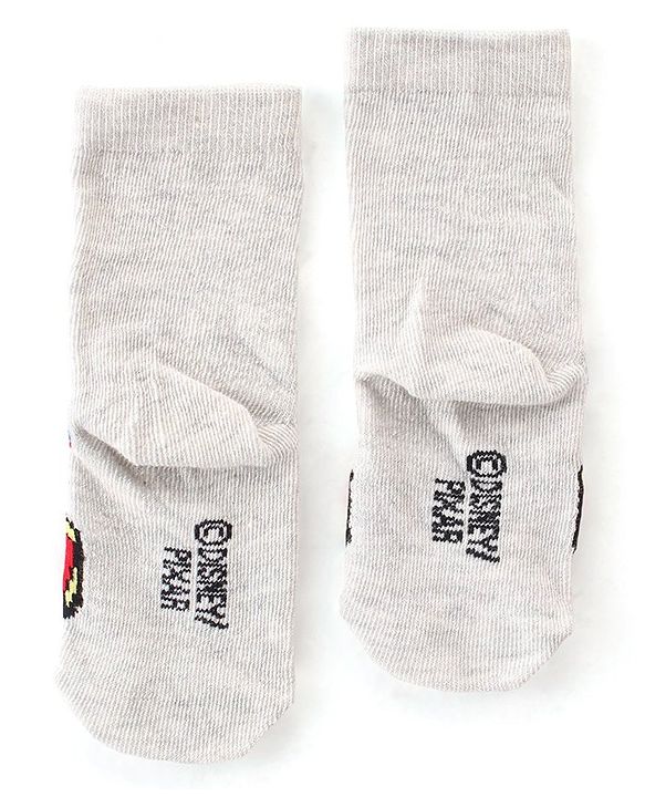 Cute Walk by Babyhug Disney Anti Bacterial Ankle Length Socks with Cars Graphics Pack of 3 - Multicolour