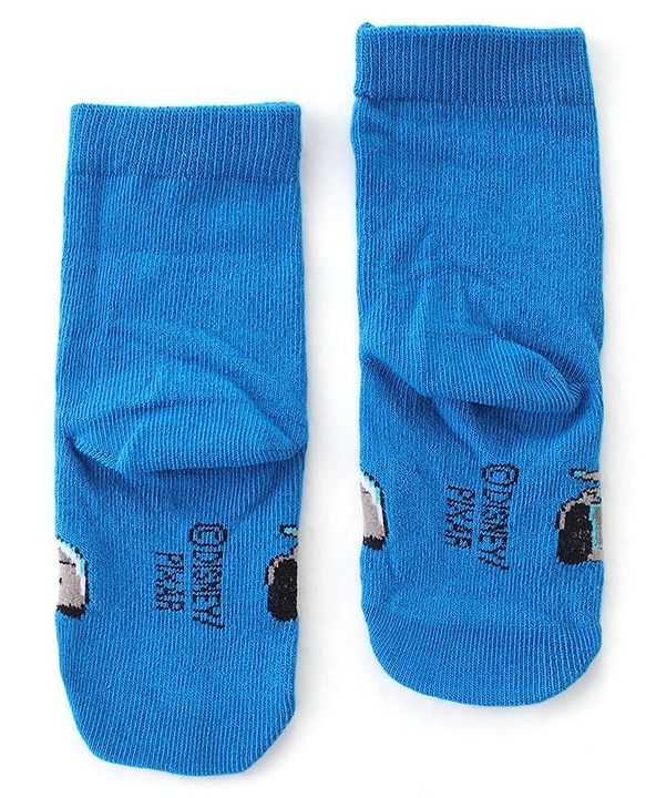 Cute Walk by Babyhug Disney Anti Bacterial Ankle Length Socks with Cars Graphics Pack of 3 - Multicolour