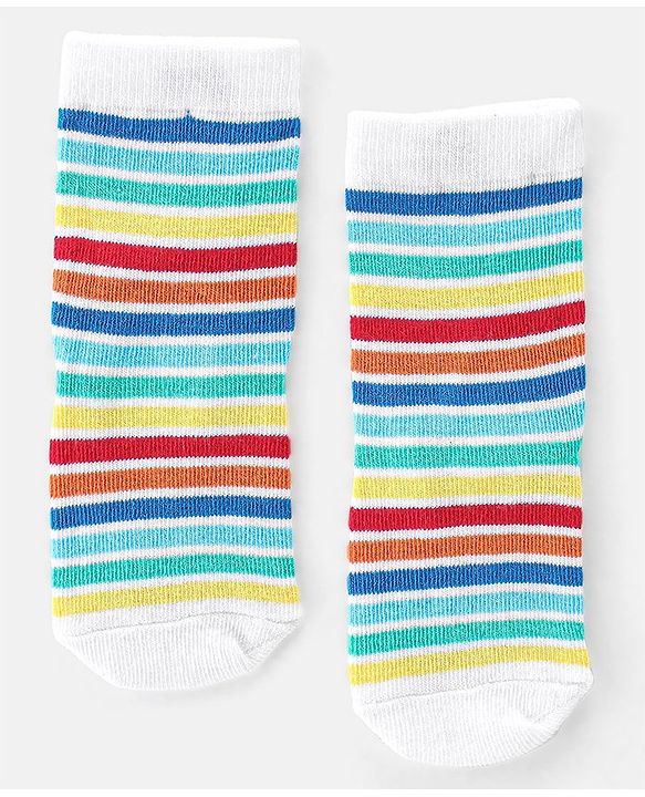 Cute Walk by Babyhug Disney Non Terry Anti-bacterial Ankle Length Socks Lion King Graphics Pack of 3 - Multicolour