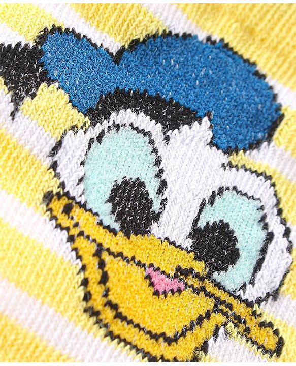 Cute Walk by Babyhug Disney Non Terry Ankle Length Anti-bacterial Socks Mickey Mouse Family Graphics Pack of 3 - Multicolour