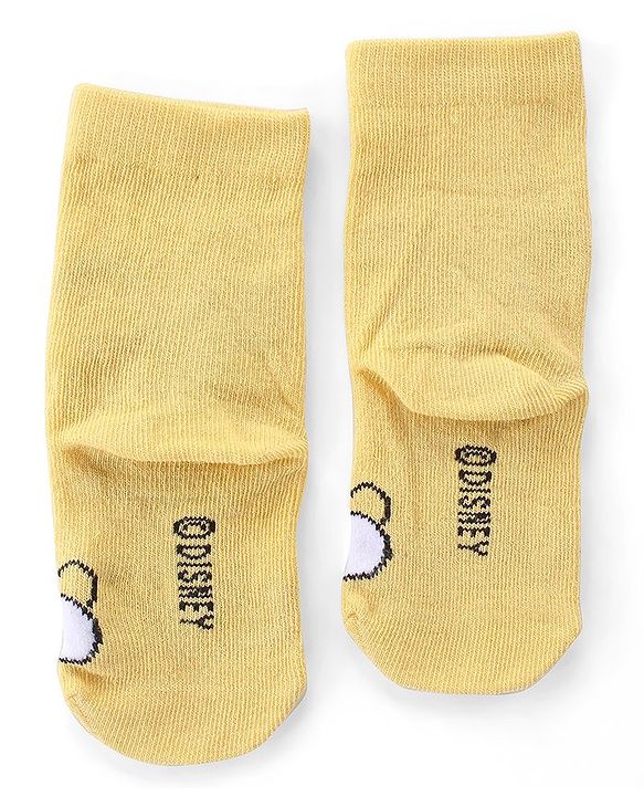 Cute Walk by Babyhug Non Terry Anti Bacterial Ankle Length Socks Mickey Mouse Family Design Pack of 3 - Multicolour