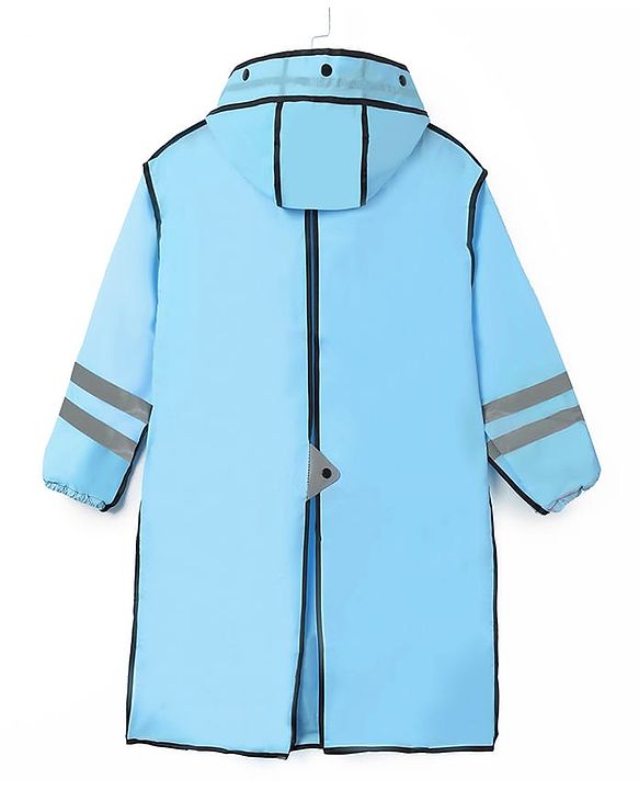 Pine Kids Full Sleeves Hooded Raincoat Text Print - Pink