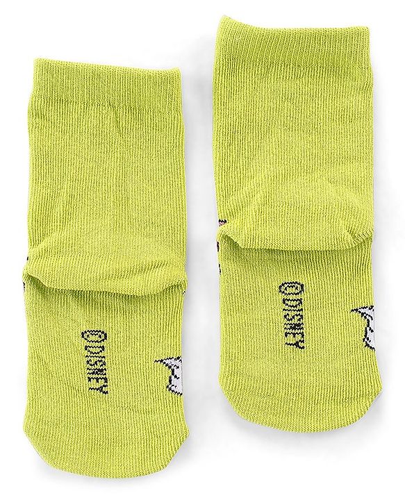 Cute Walk by Babyhug Disney  Cotton Blend Knit  Anti-Bacterial   Ankle Length Socks Aristocats Marie Graphics Pack of 3 - Multicolour