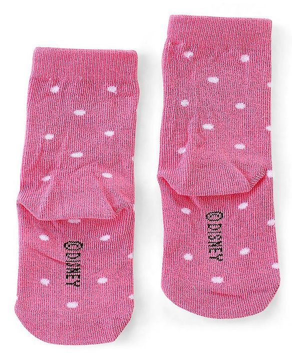 Cute Walk by Babyhug Disney  Cotton Blend Knit  Anti-Bacterial   Ankle Length Socks Aristocats Marie Graphics Pack of 3 - Multicolour