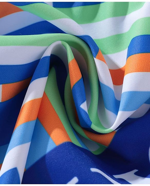 Pine Kids Striped Swimming Trunk - Blue