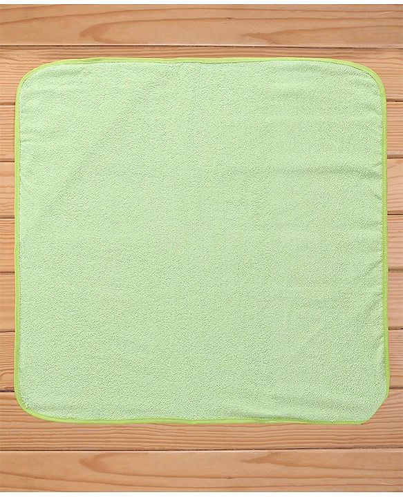 Babyhug Terry Hooded Towel Octopus Print L 76 x B 76 cm - Green