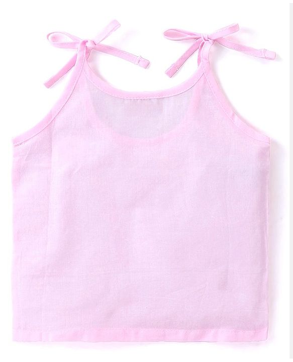 Babyhug 100% Cotton Woven Sleeveless Polka Dots & Birdy Printed  Tie Knot Jhabla Pack of 3 - Pink & White