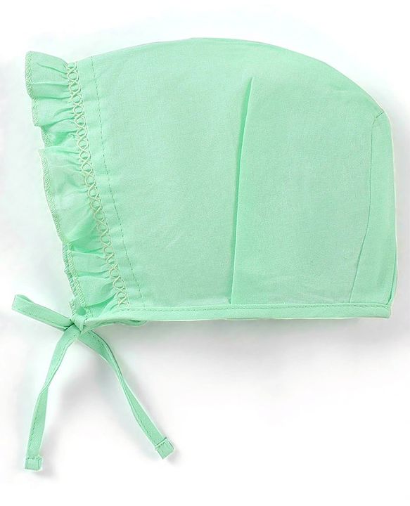Babyhug 100% Cotton Solid Bonnet Bonnet Caps Pack of 5  - Multicolour