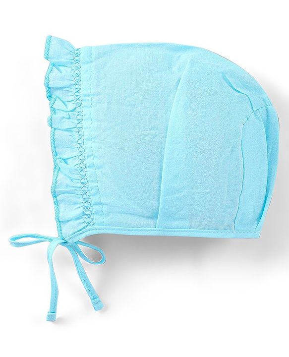 Babyhug 100% Cotton Solid Bonnet Bonnet Caps Pack of 5  - Multicolour