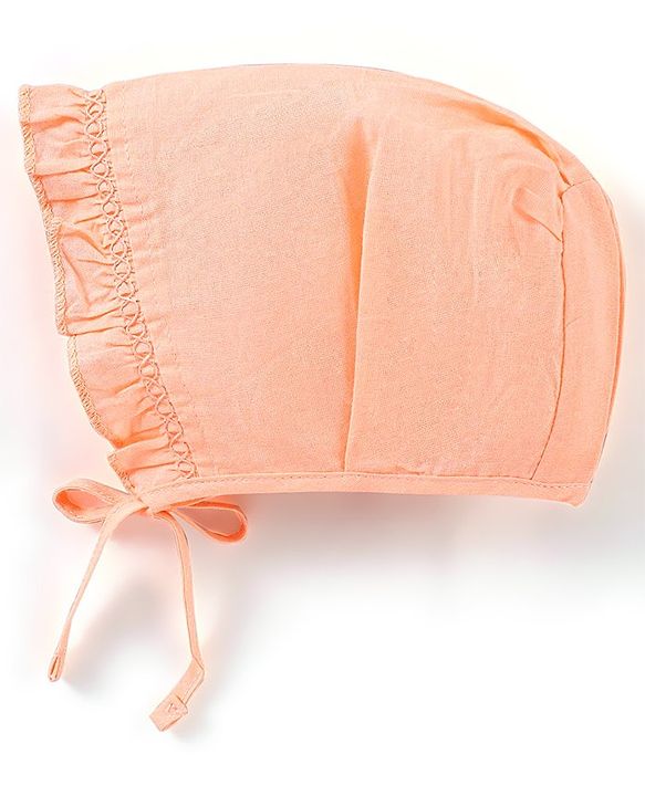 Babyhug 100% Cotton Solid Bonnet Bonnet Caps Pack of 5  - Multicolour