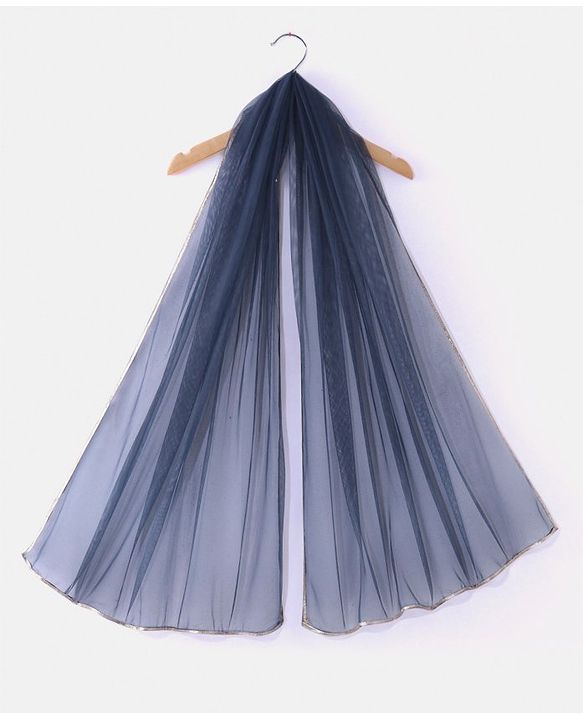 Babyhug Cotton Woven Half Sleeves Kurti Sharara & Dupatta Set Floral Print - White & Navy Blue