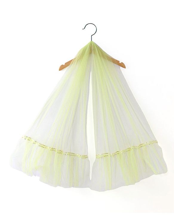 Babyhug  Sleeveless Floral  Embroiderd Choli &  Tiered Lehenga with  Dupatta Set - Green