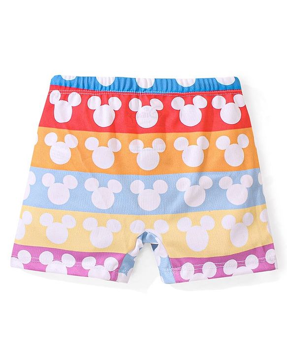 Babyhug Disney  Swimming Trunk with Mickey Mouse Print - Multicolour