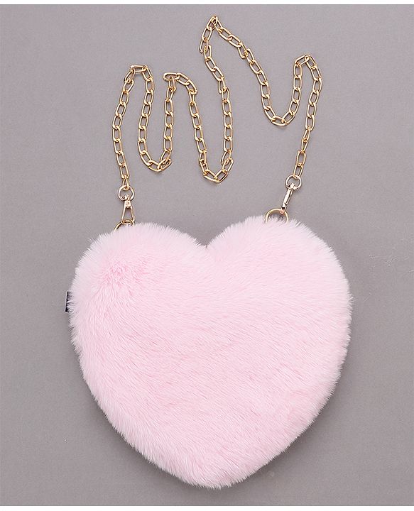 Pine Kids Heart Shaped Sling Bag - Pink